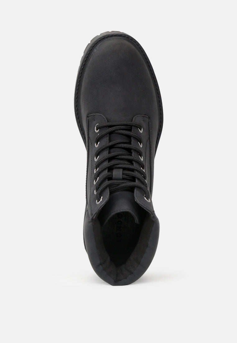 tracy hardcore and strong combat boots#color_black
