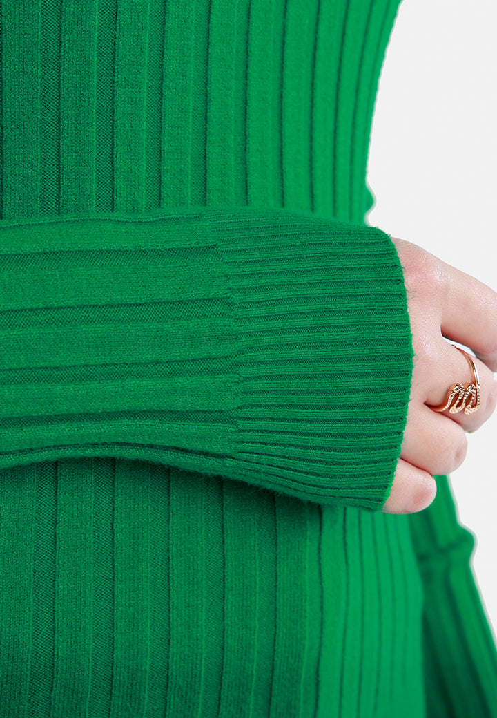 turtleneck sweater top#color_green