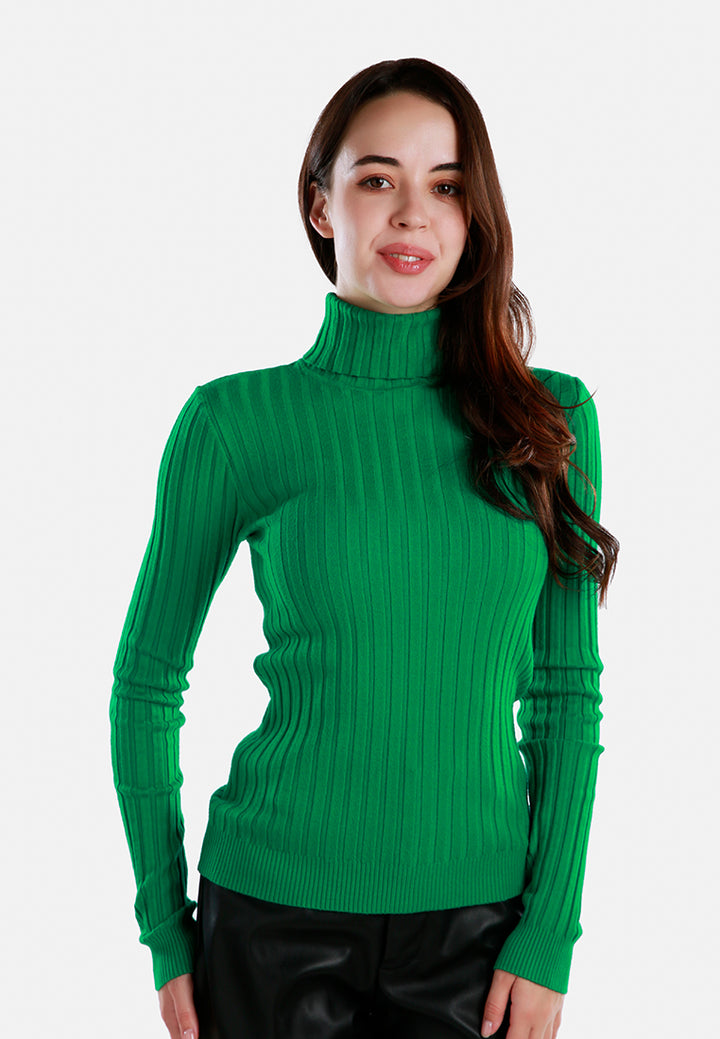 turtleneck sweater top#color_green