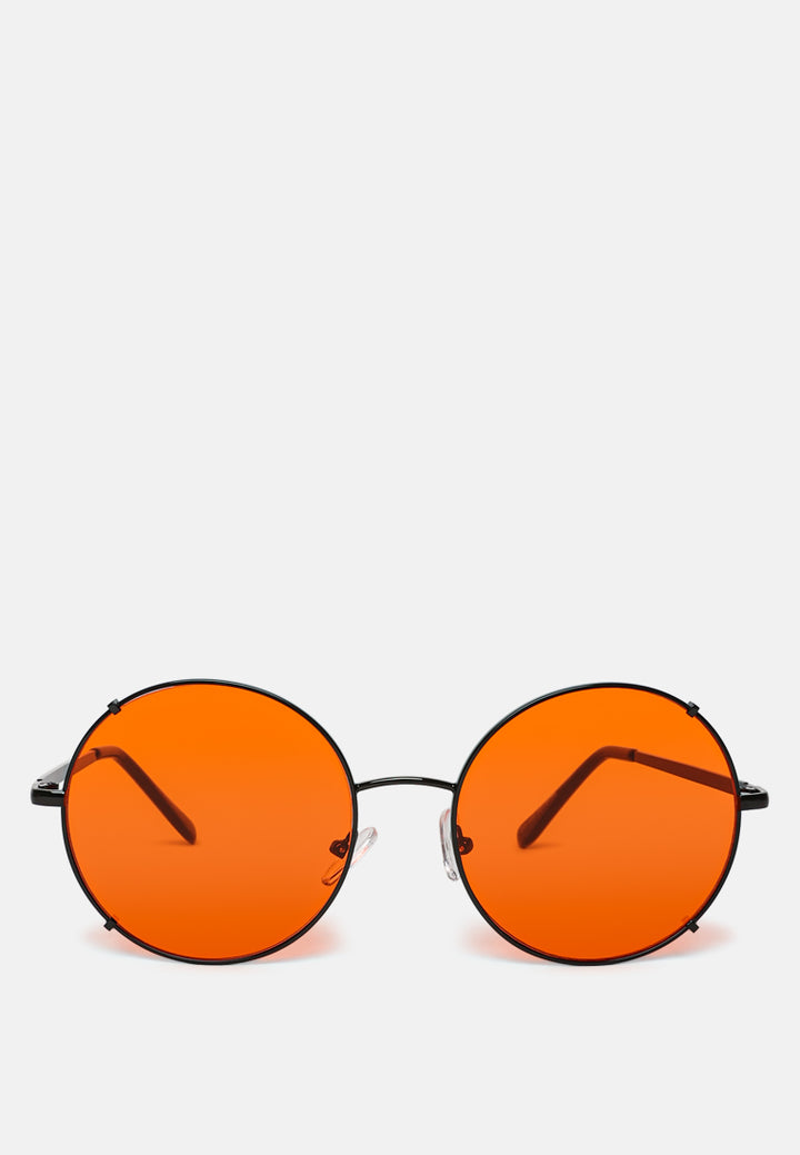 uber cool tinted round sunglasses#color_orange