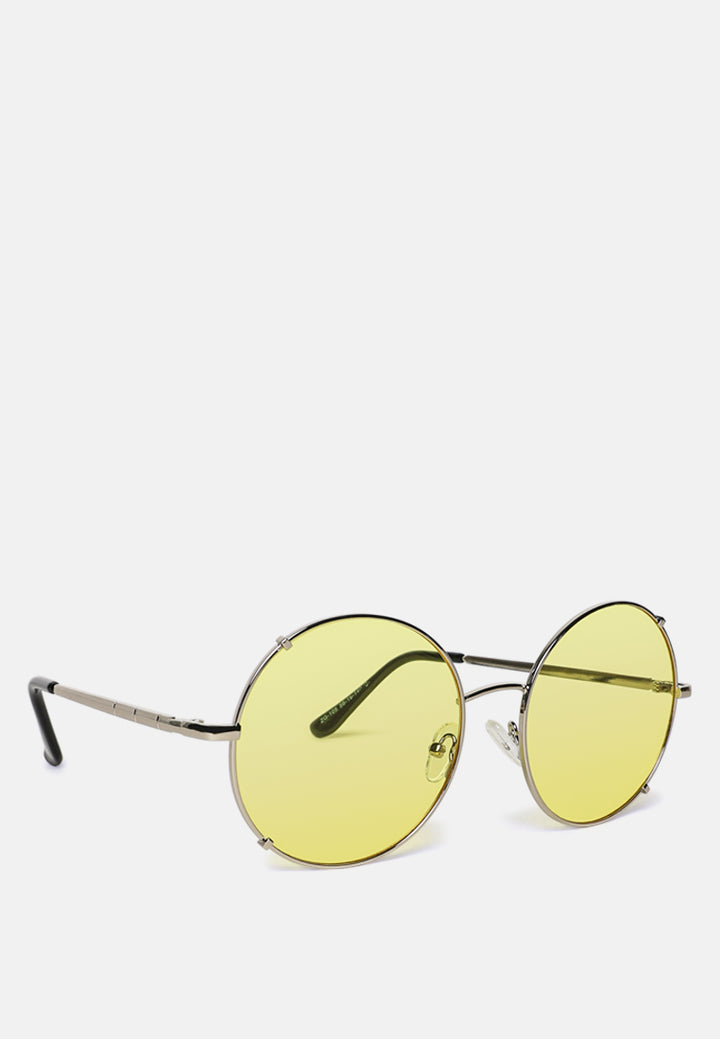 uber cool tinted round sunglasses#color_yellow