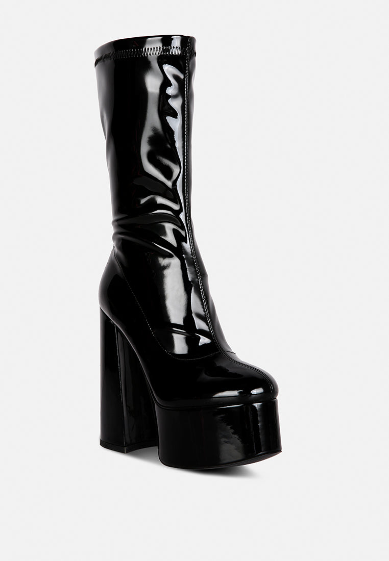 vinkele block heeled ankle boot by ruw#color_black