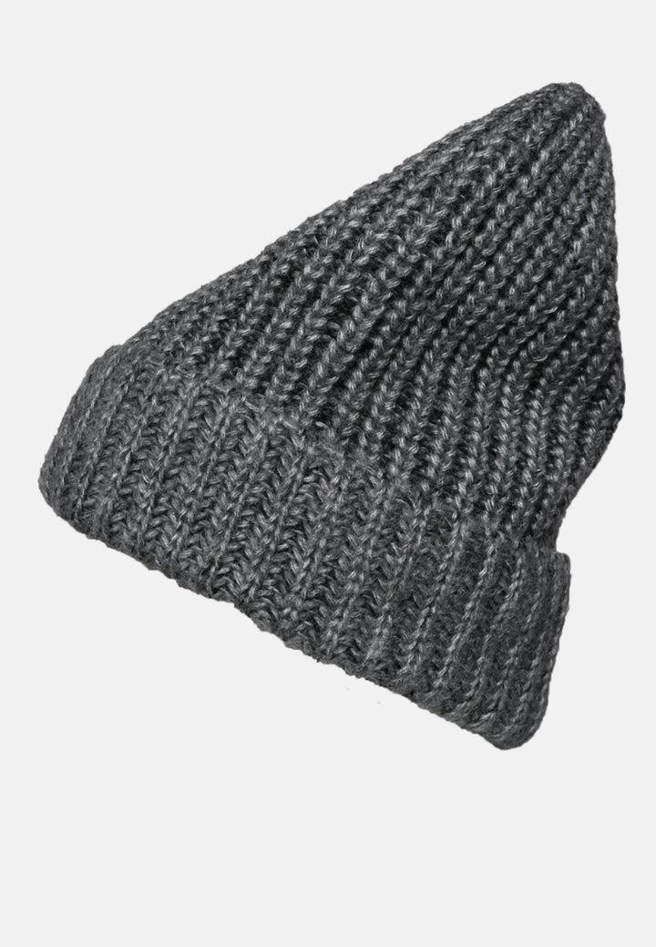 waffle cuff beanie#color_grey