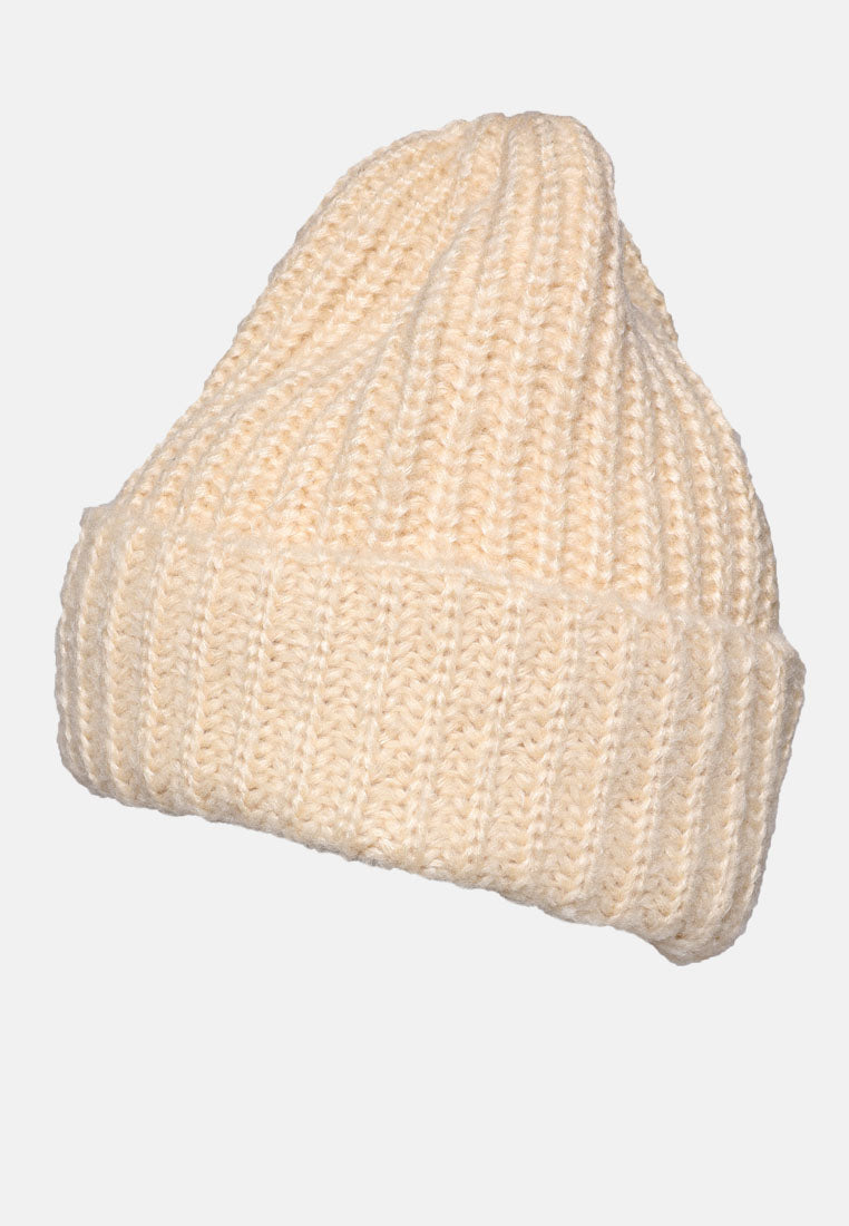 waffle cuff beanie#color_beige