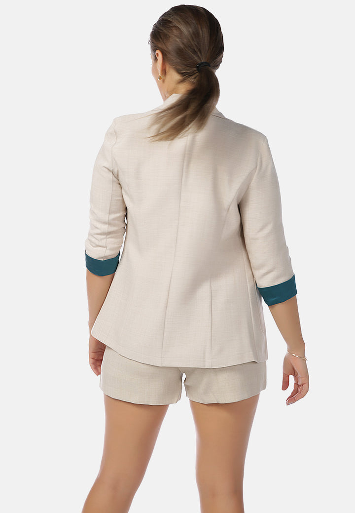 workwear tailored shorts#color_beige