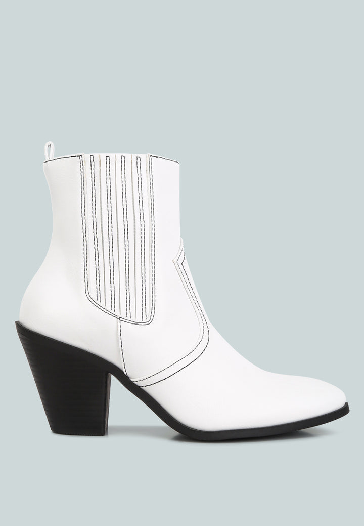 yale high ankle cowboy boots#color_white