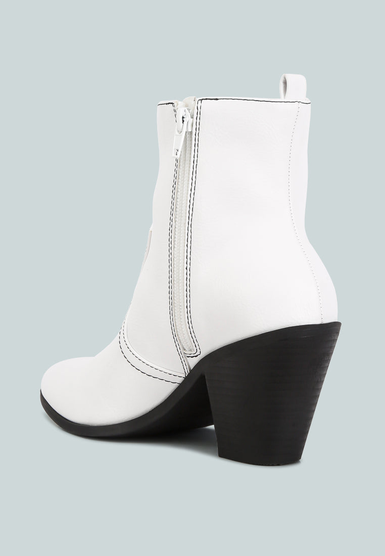 yale high ankle cowboy boots#color_white