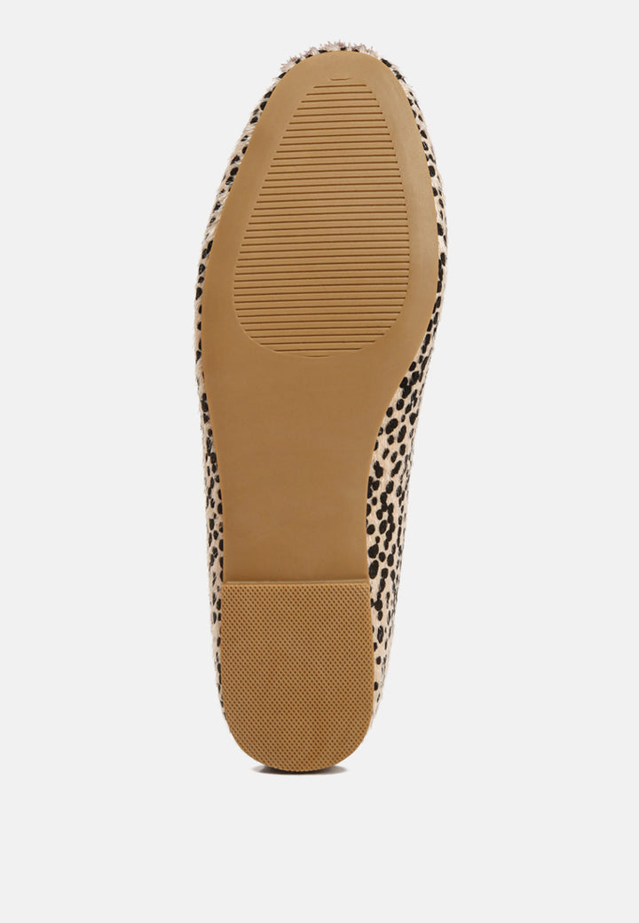 animal print flat bow ballerinas#color_leopard