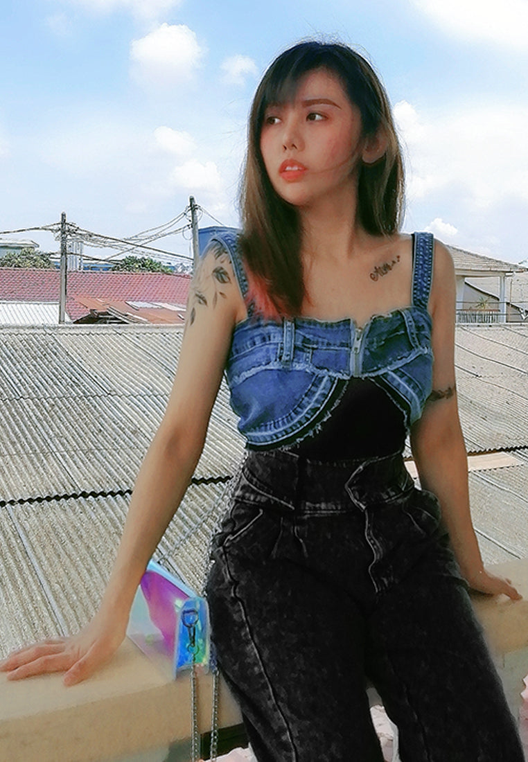 all covered up denim bralette#color_blue