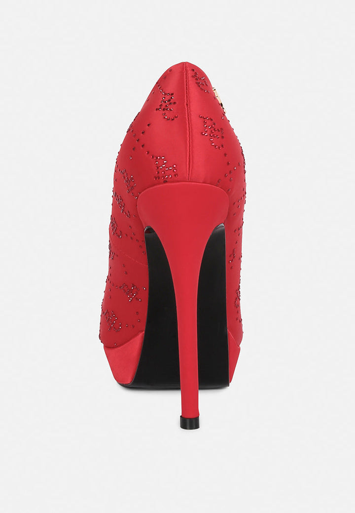 ballard monogram satin stiletto pumps by ruw#color_red