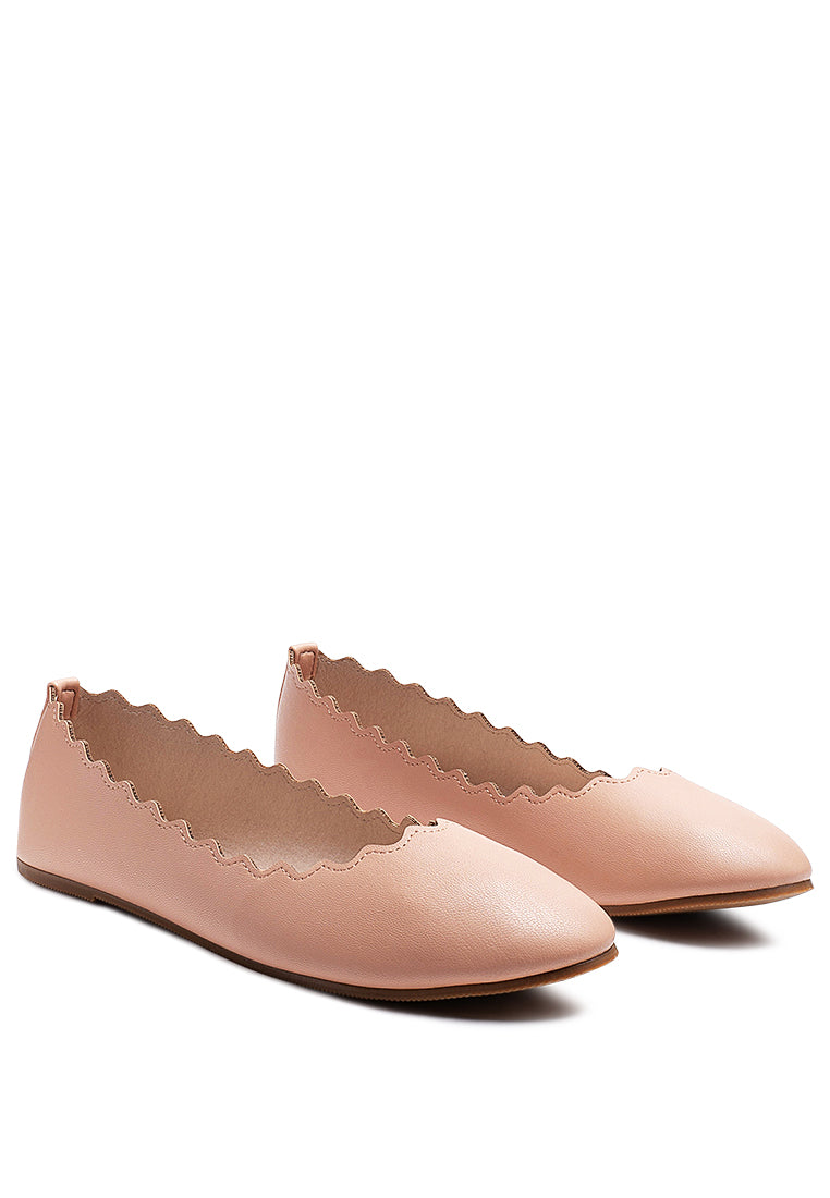 bleona laser cut wave ballerinas by ruw#color_nude