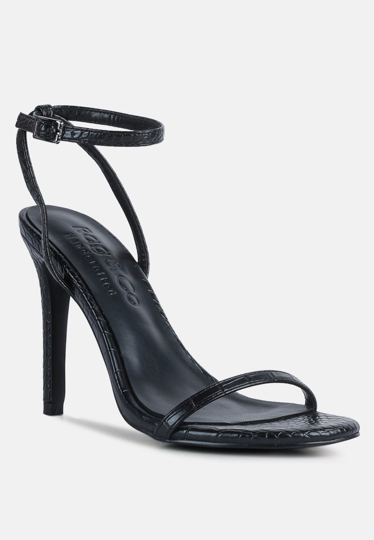 blondes croc high heeled sandal by ruw#color_black