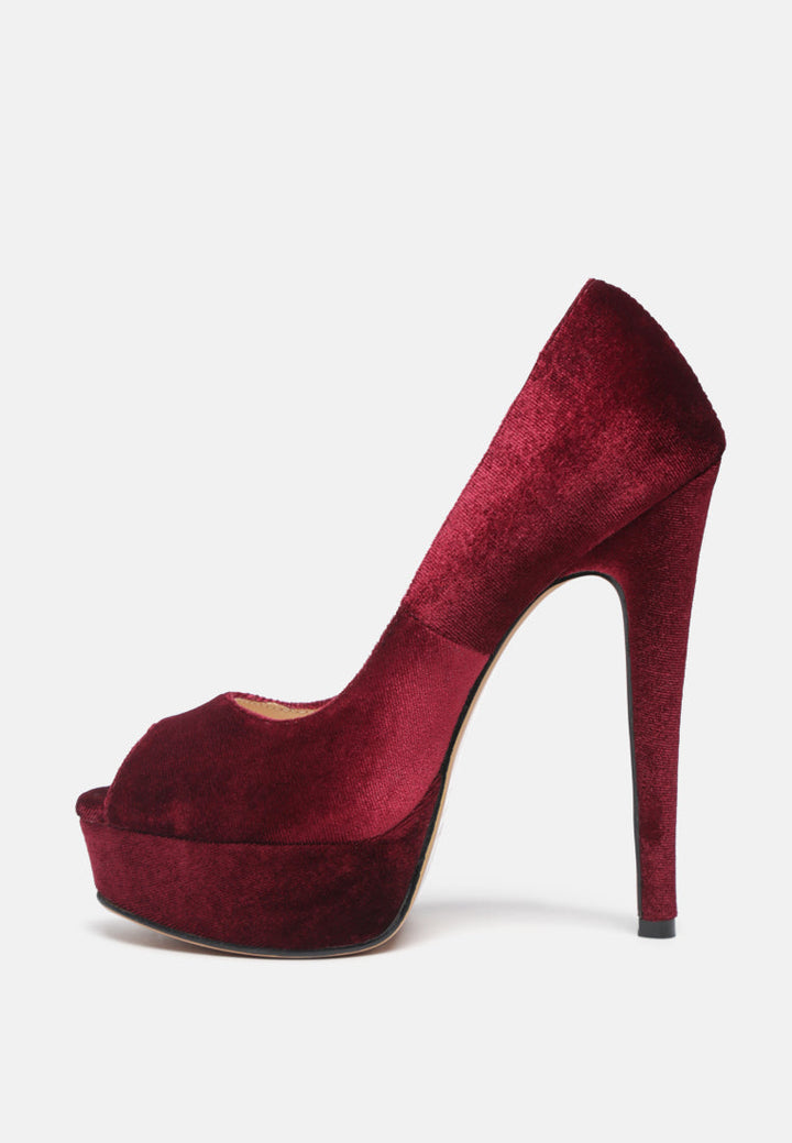 brielle peep toe stiletto sandals by ruw#color_burgundy