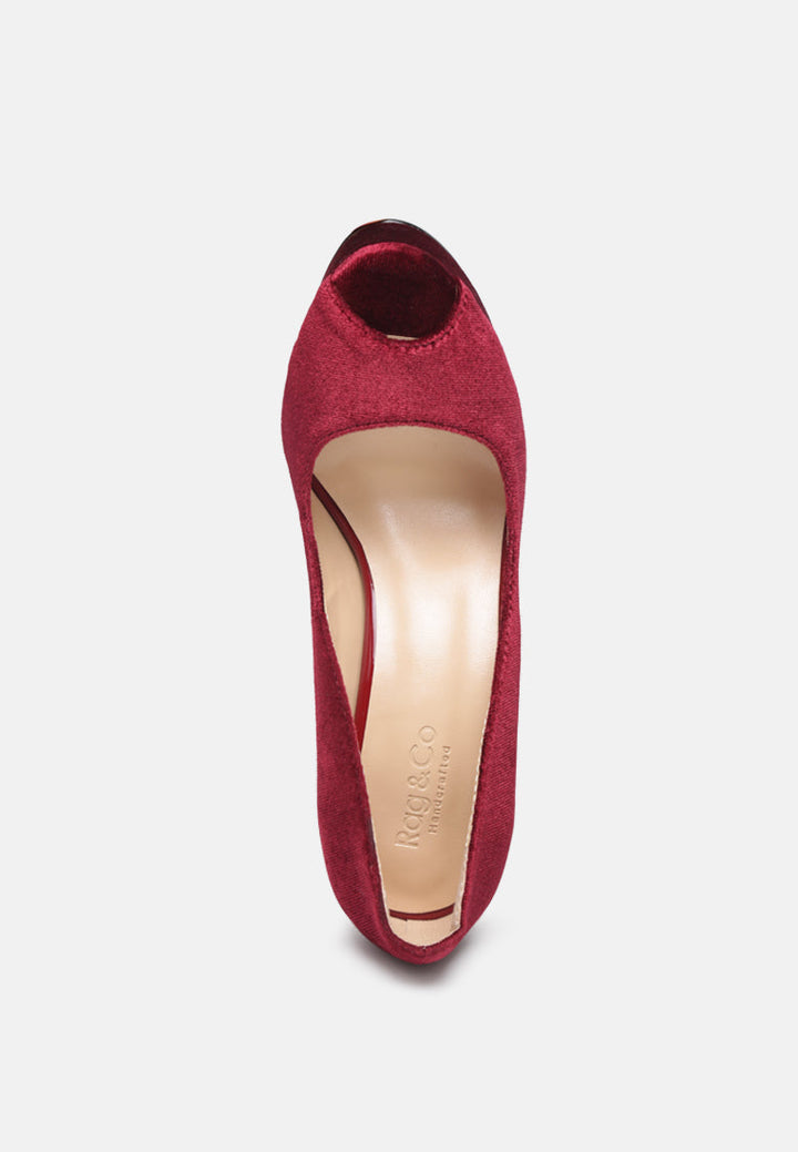 brielle peep toe stiletto sandals by ruw#color_burgundy