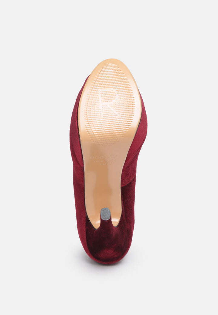 brielle peep toe stiletto sandals by ruw#color_burgundy