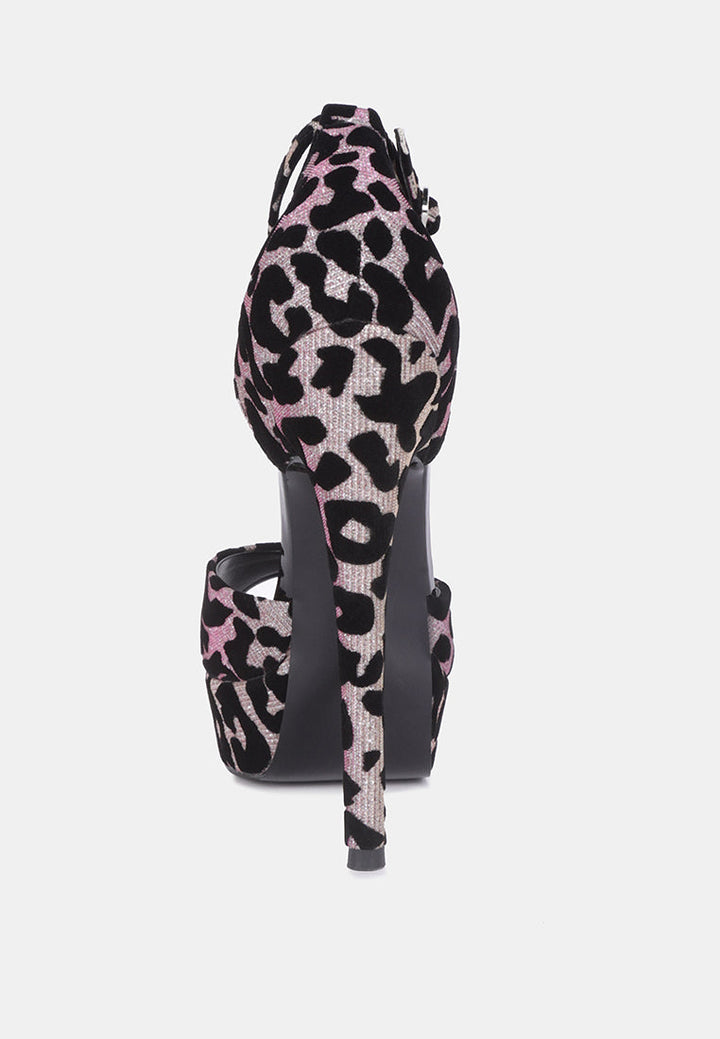 brigitte leopard print peep toe stiletto sandal by ruw#color_pink