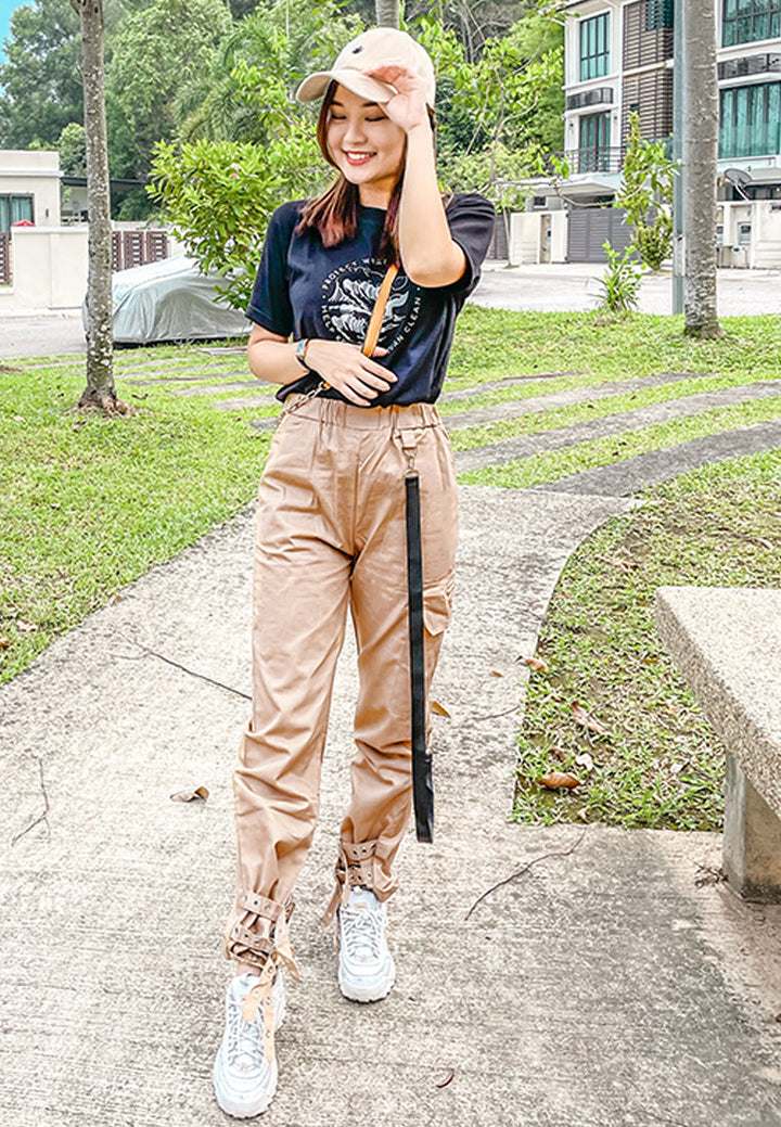 buckled ankle track pants#color_beige