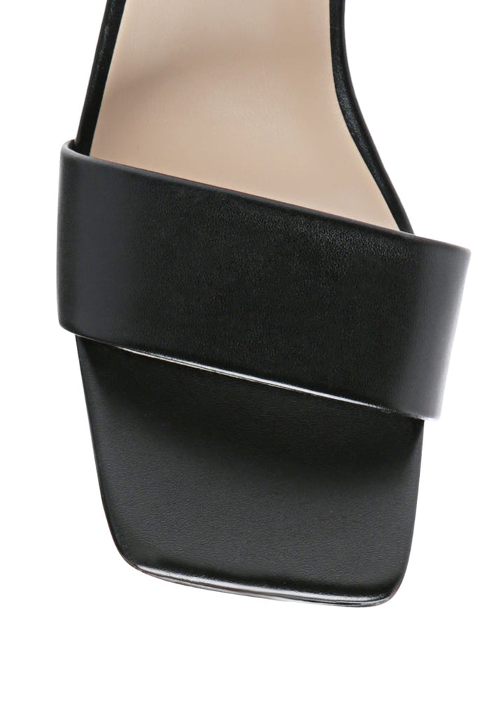 clear block heel sandals#color_black