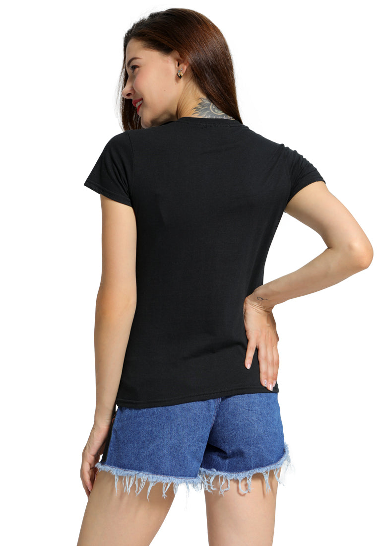 solid round neck t-shirt#color_black