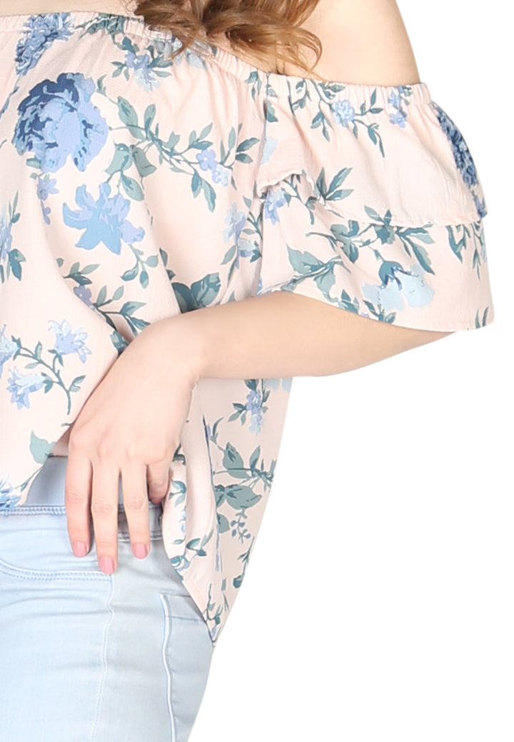 off-shoulder top#color_blue