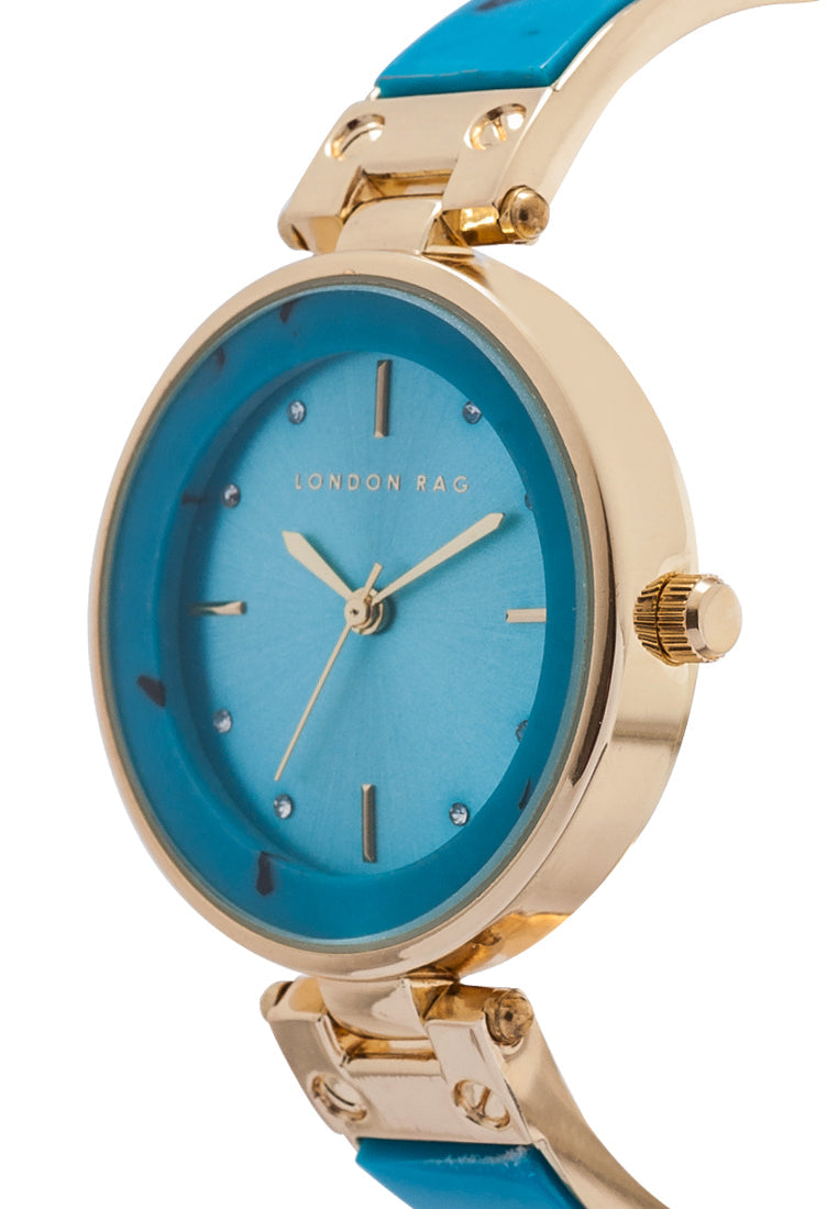 pink womens round dial watch#color_blue