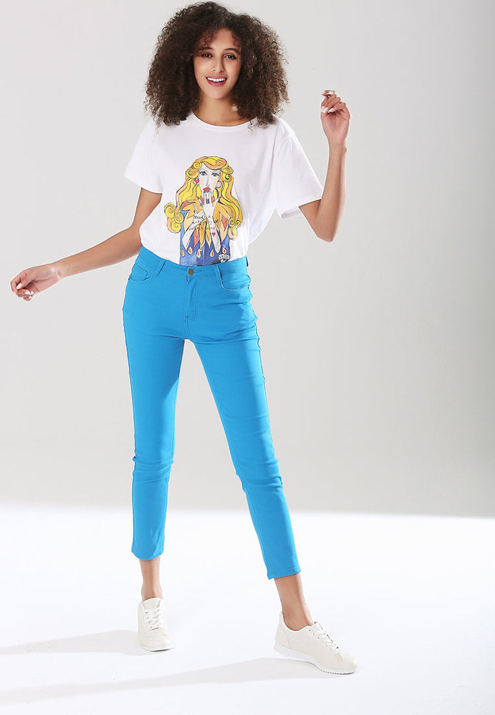 skinny casual pant#color_blue