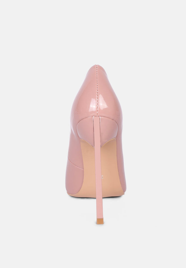 cocktail buckle embellished stiletto pump shoes by ruw#color_blush