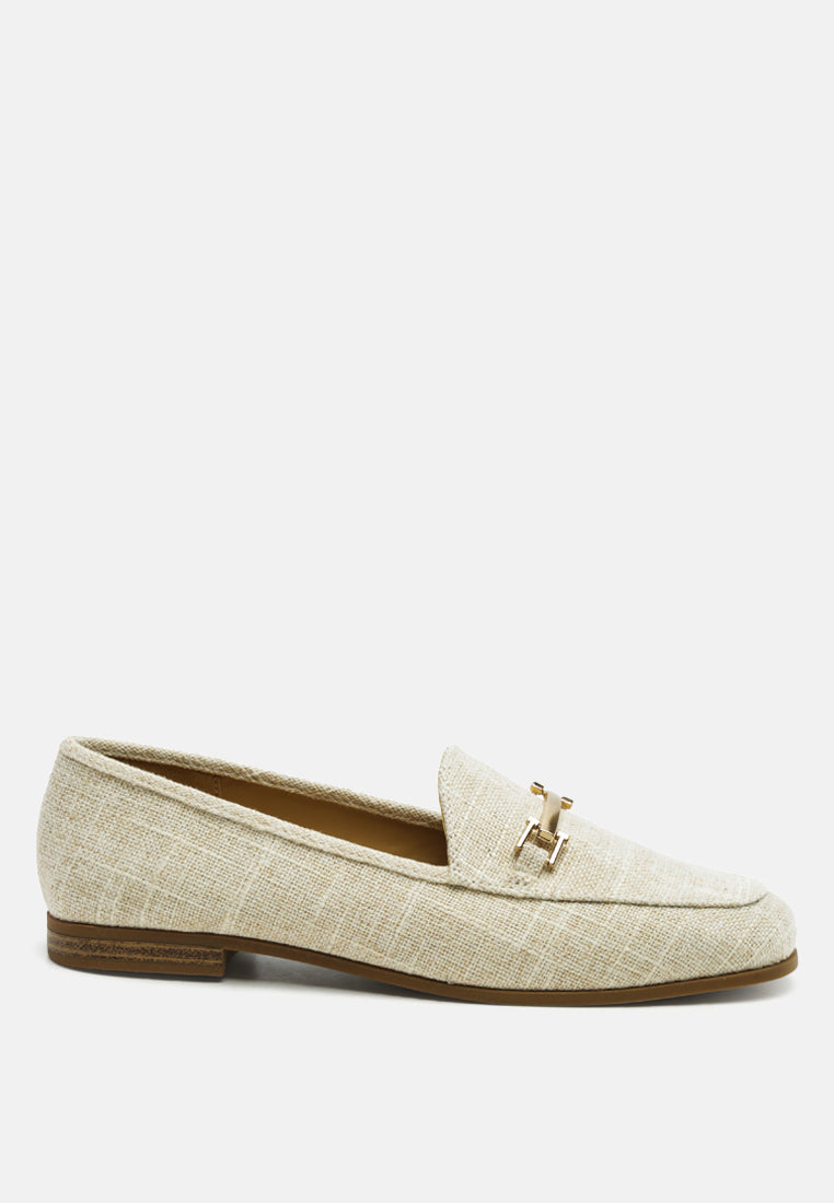 zaara solid faux suede loafers by ruw#color_beige