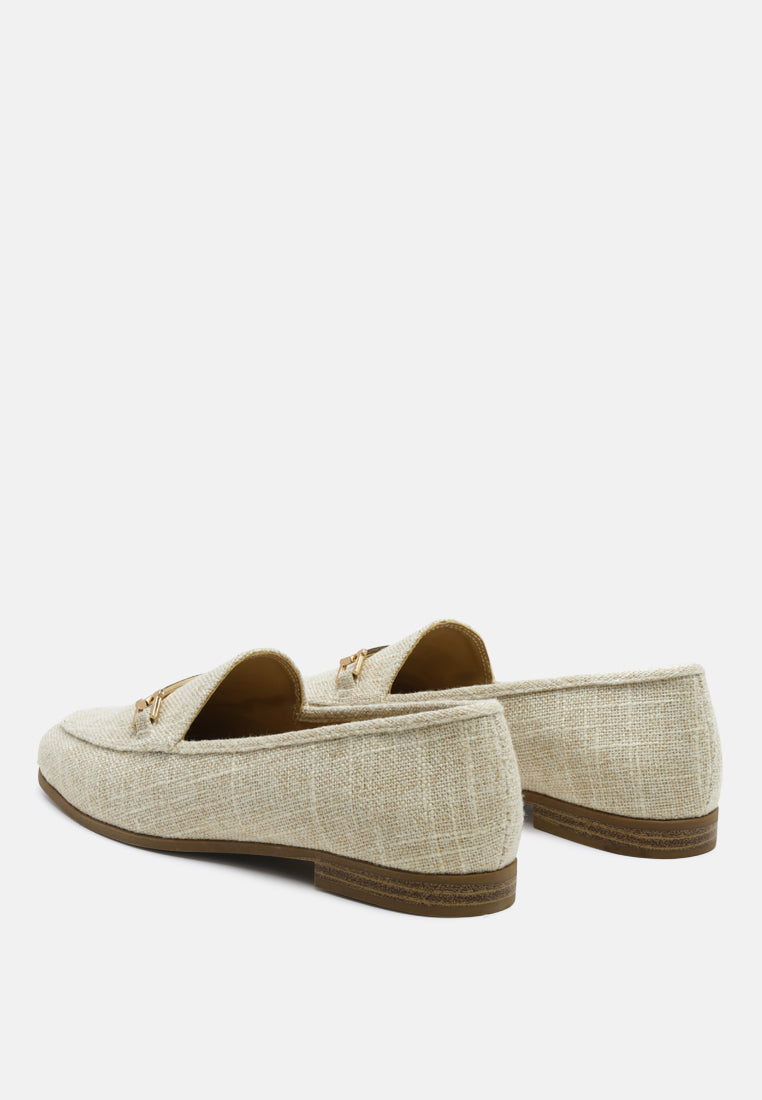 zaara solid faux suede loafers by ruw#color_beige