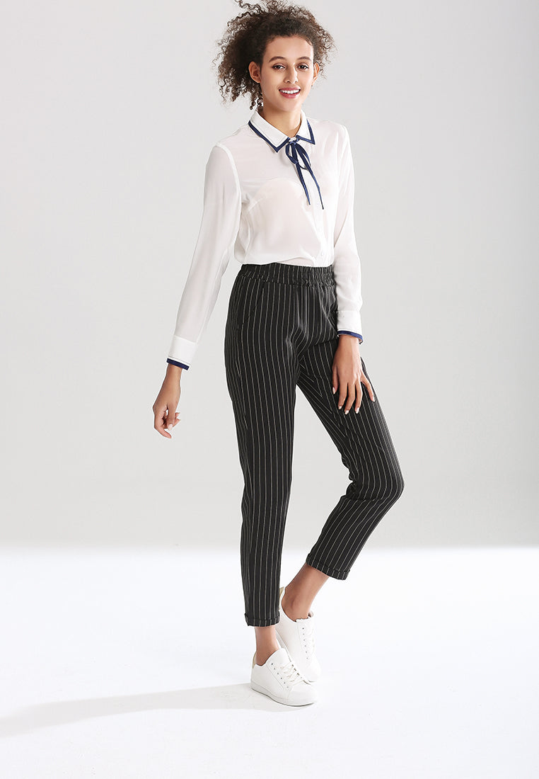 straight cut trousers#color_black