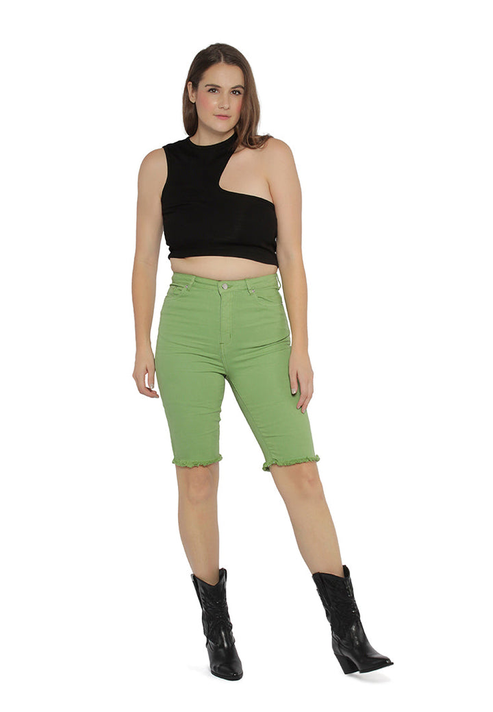 casual shorts#color_green