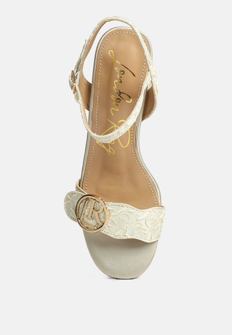 chaplet textured block heel sandals by ruw#color_off-white