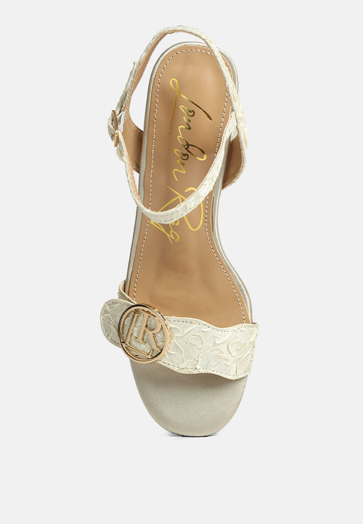 chaplet textured block heel sandals by ruw#color_off-white