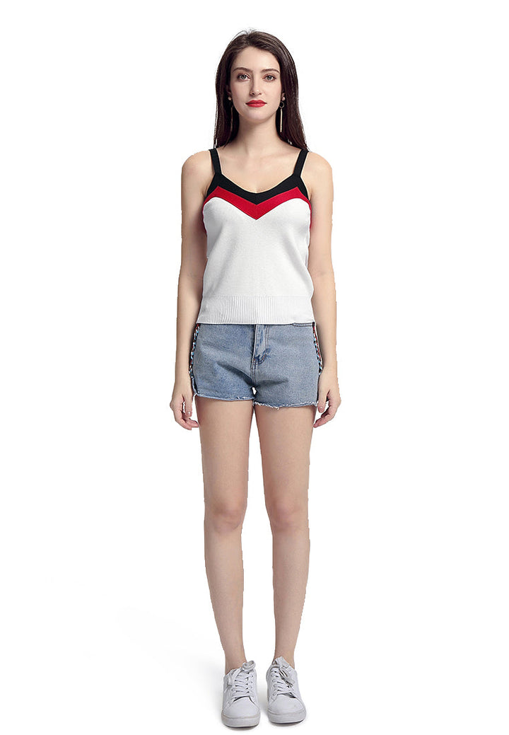 contrast strap top#color_off-white