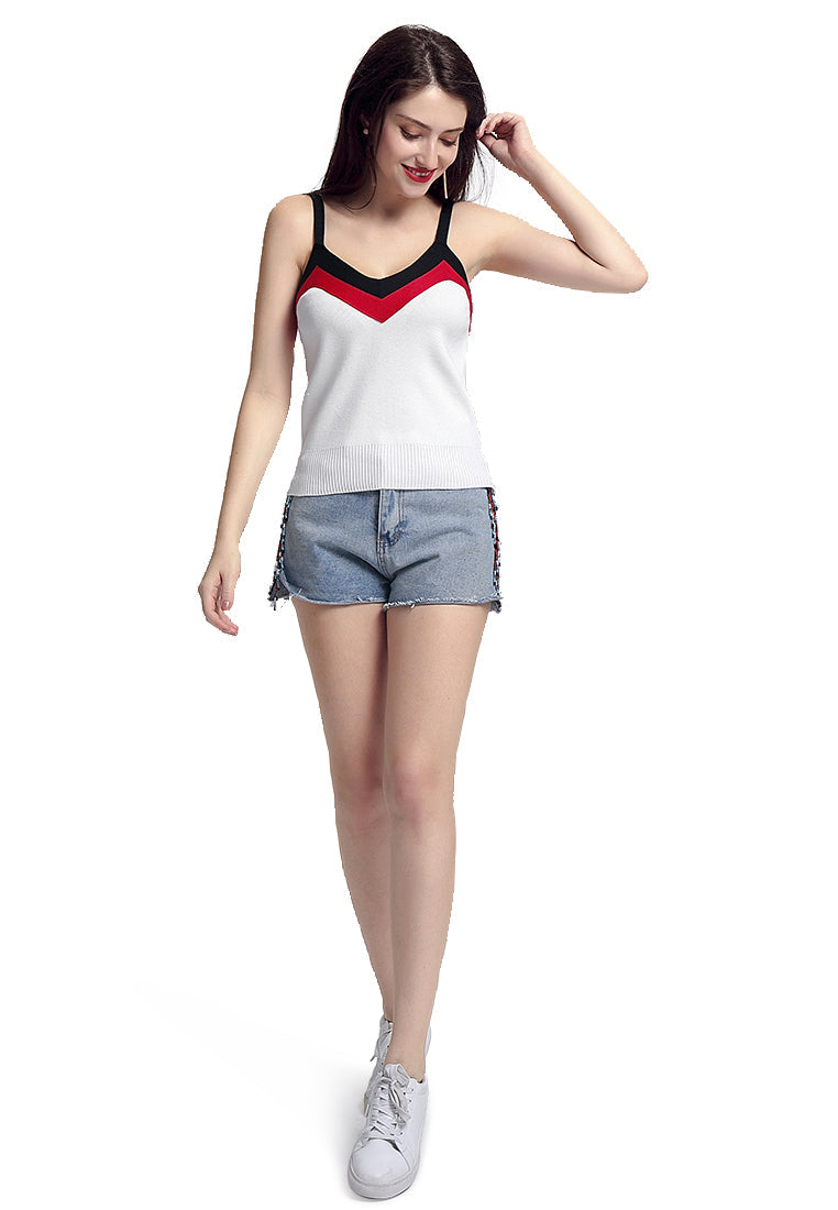 contrast strap top#color_off-white