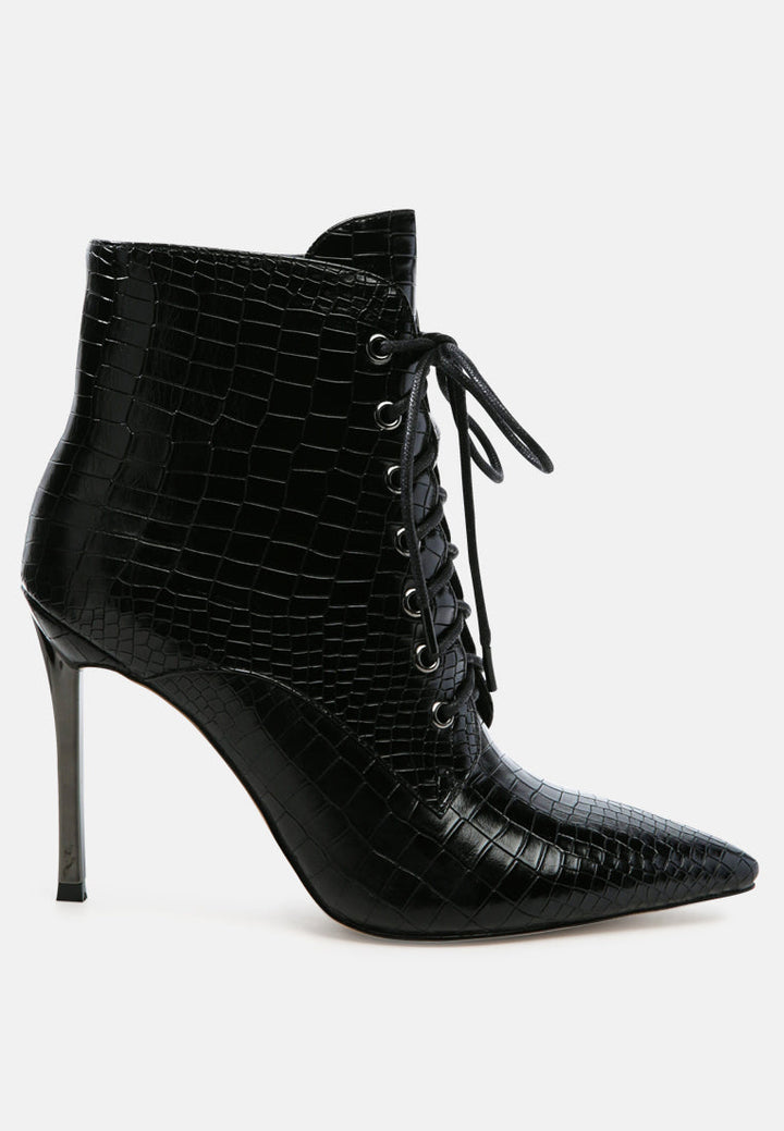 escala croc lace-up stiletto boots by ruw#color_black