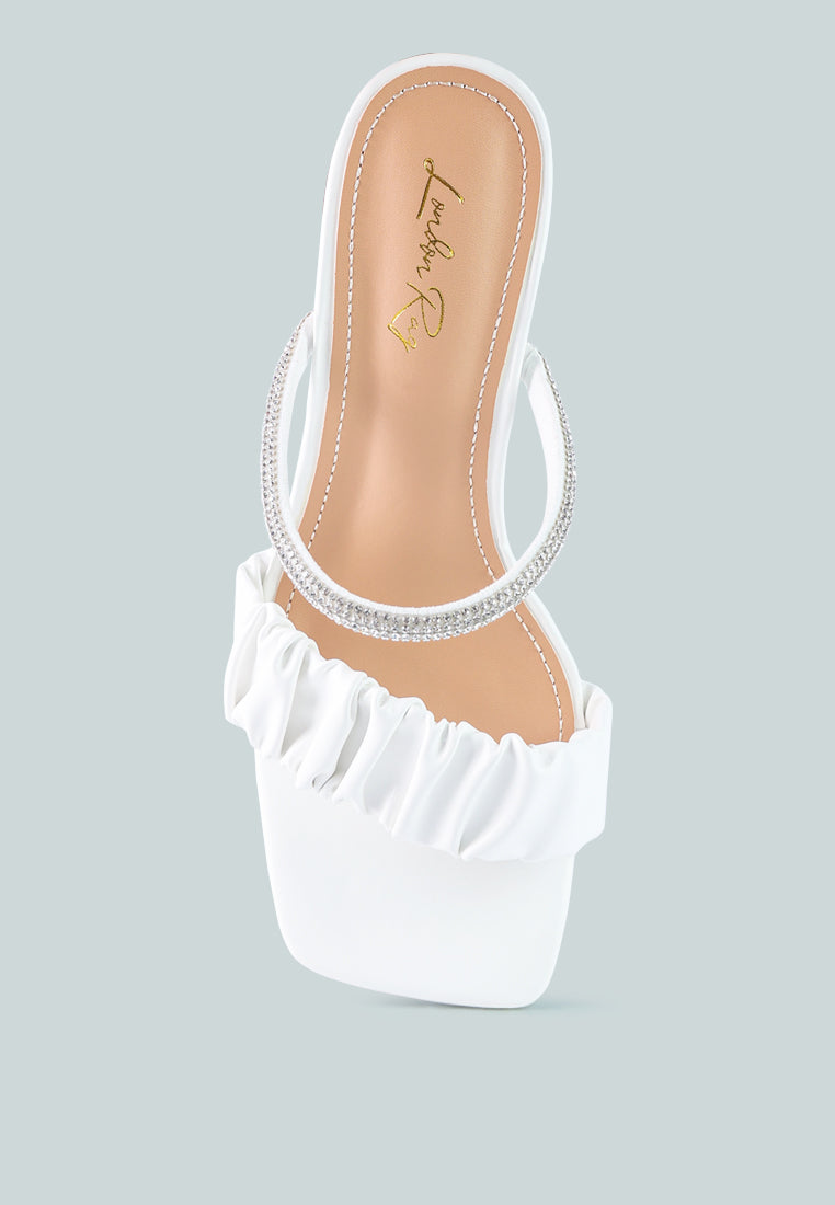 date look clear heel rhinestone sandals by ruw#color_white
