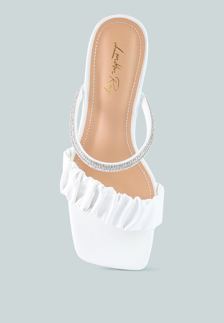 date look clear heel rhinestone sandals by ruw#color_white