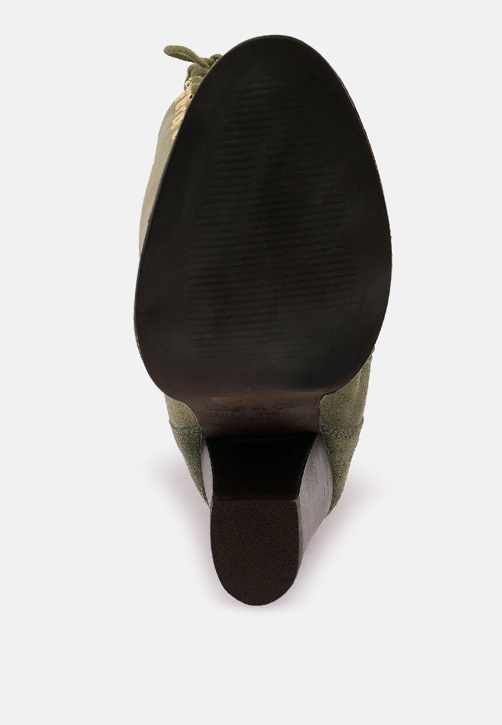 street-slay antique heeled calf boot by ruw#color_olive