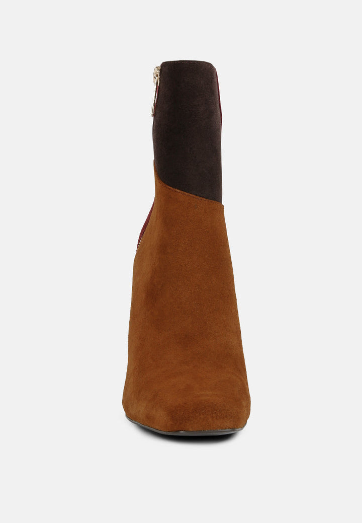 ezra patchwork suede ankle boots by ruw#color_tan