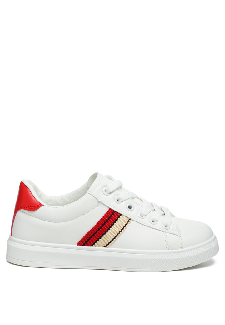 evening stroll casual active sneakers#color_red
