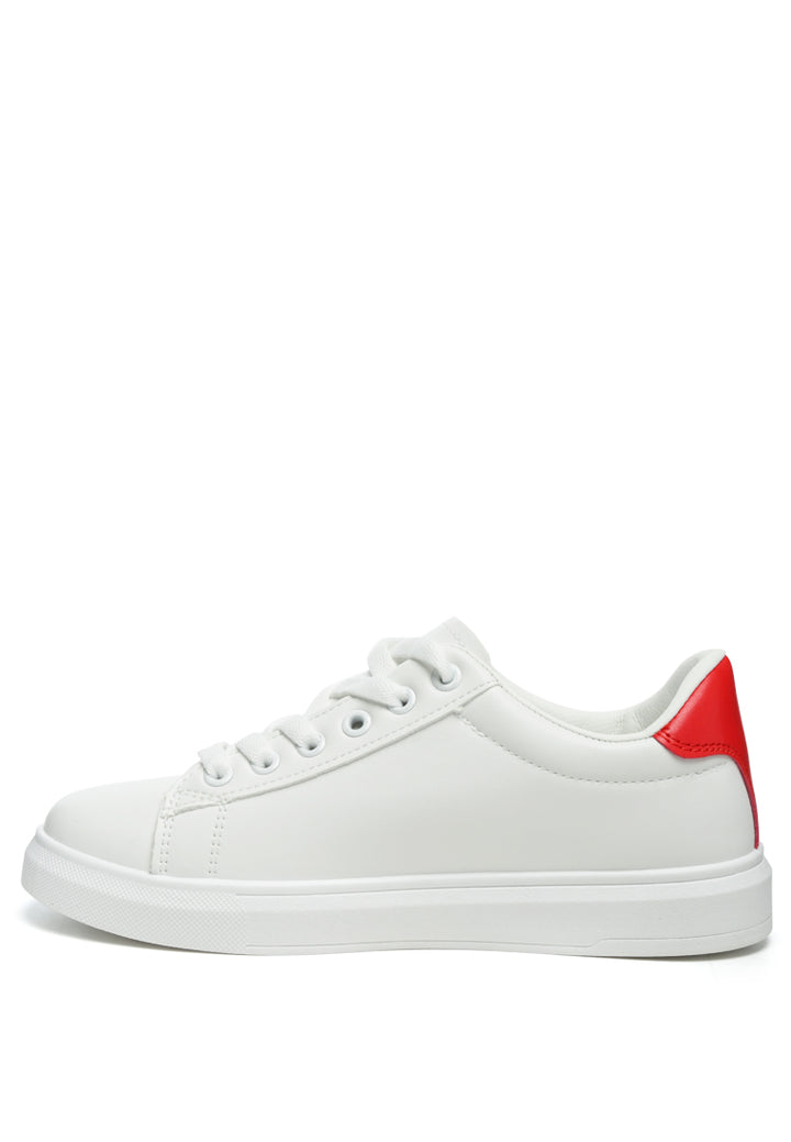 evening stroll casual active sneakers#color_red