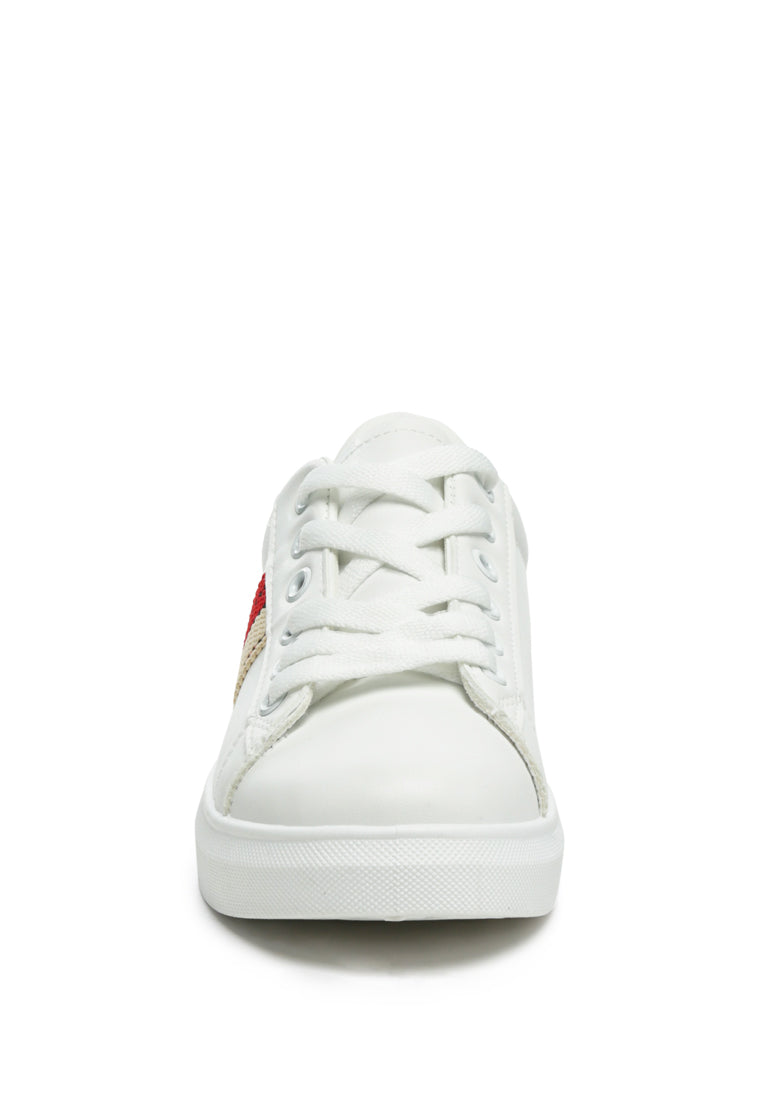 evening stroll casual active sneakers#color_red