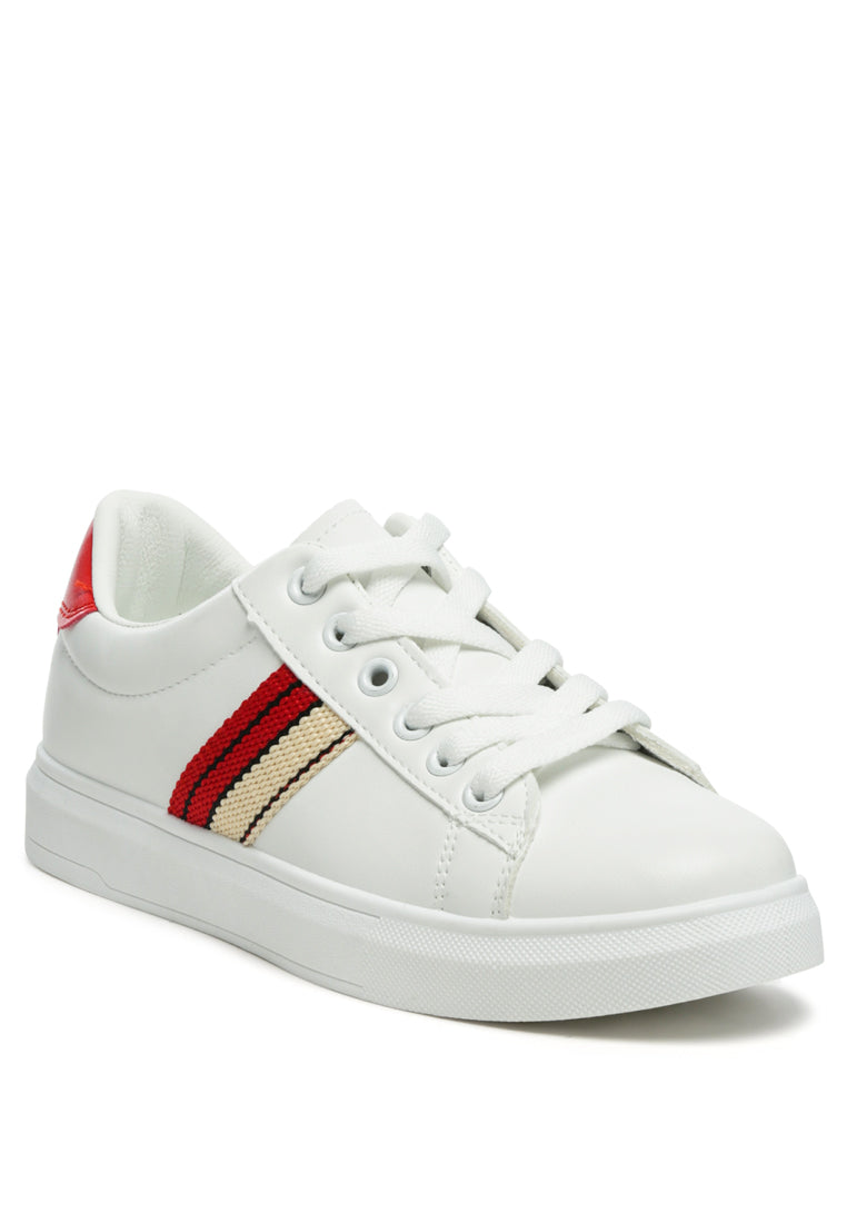 evening stroll casual active sneakers#color_red