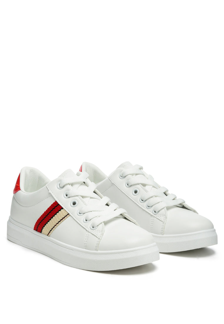 evening stroll casual active sneakers#color_red