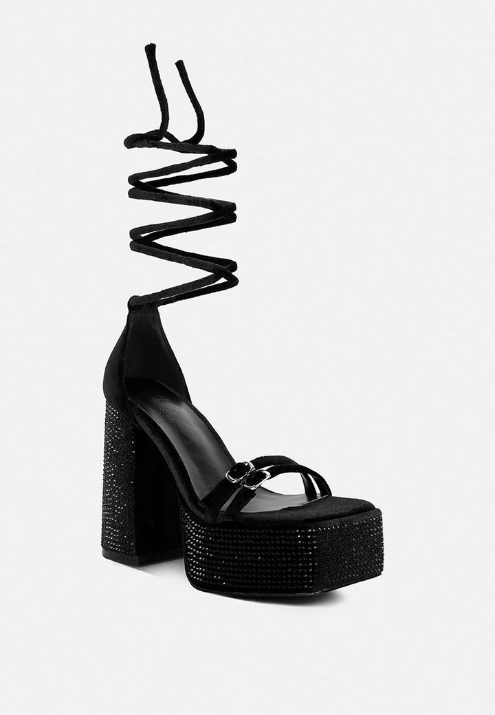 firecrown rhinestone platform high block sandals by ruw#color_black