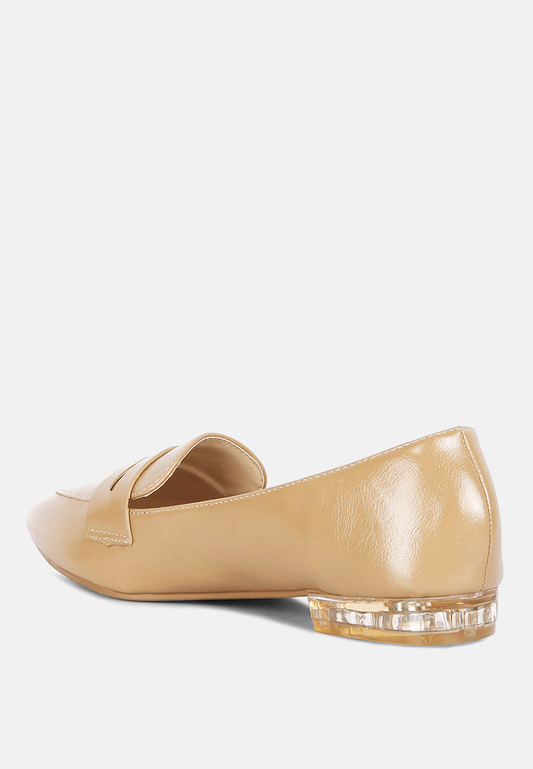 peretti flat formal loafers by ruw#color_beige
