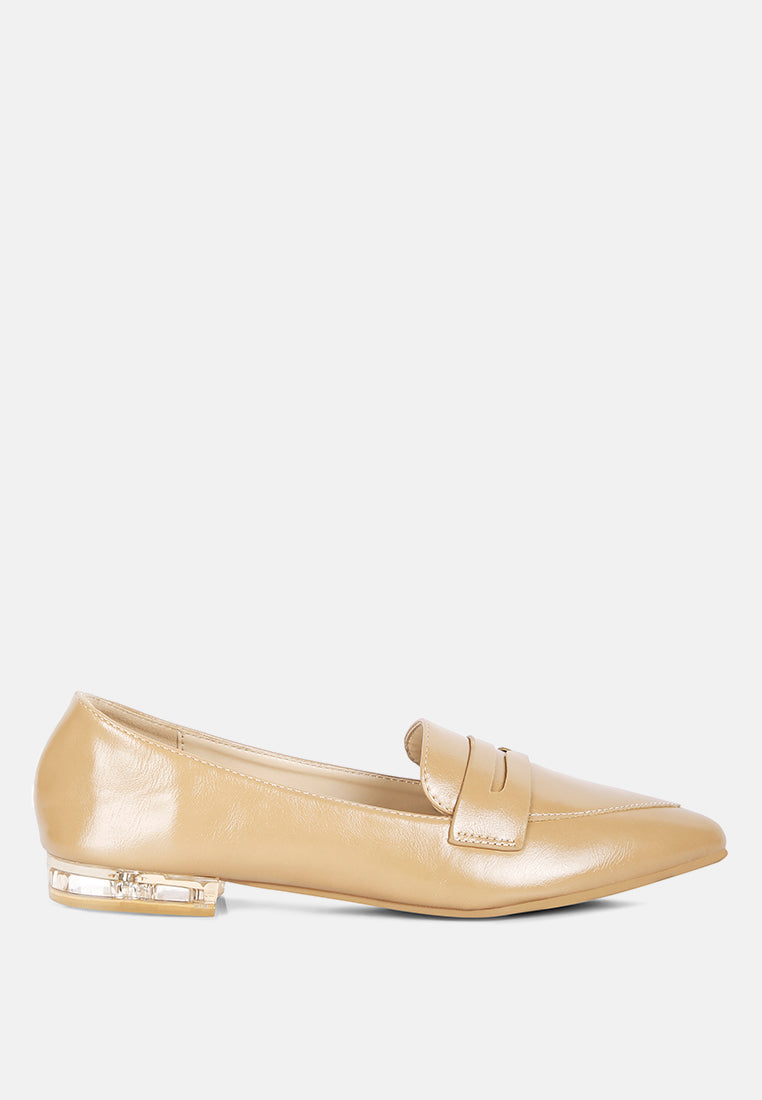 peretti flat formal loafers by ruw#color_beige