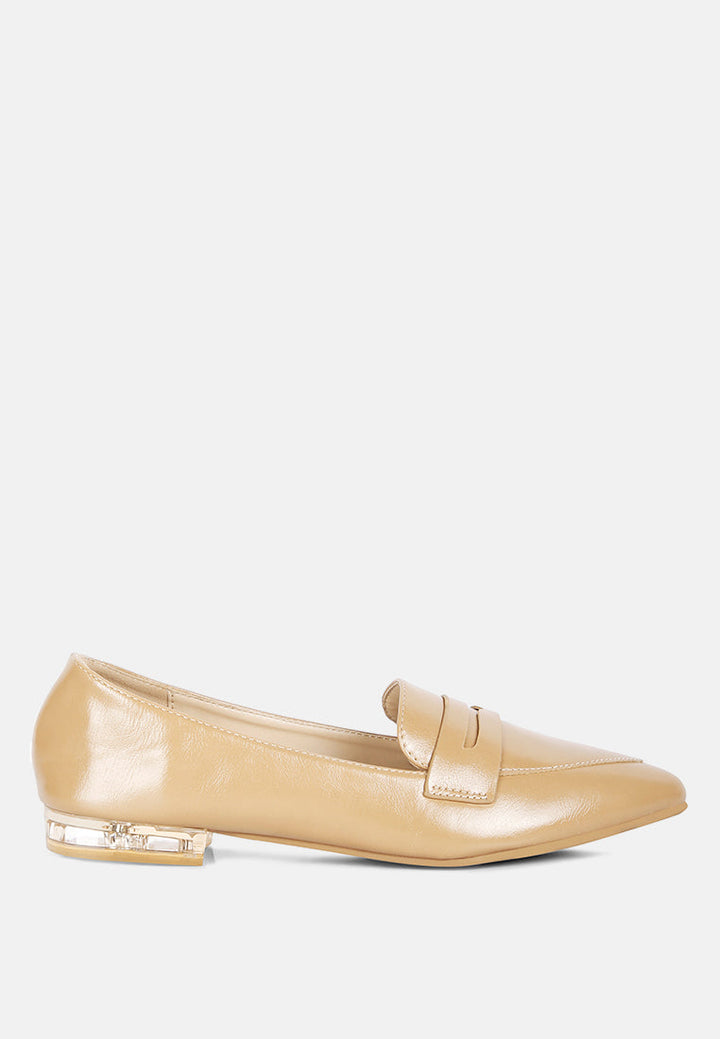 peretti flat formal loafers by ruw#color_beige
