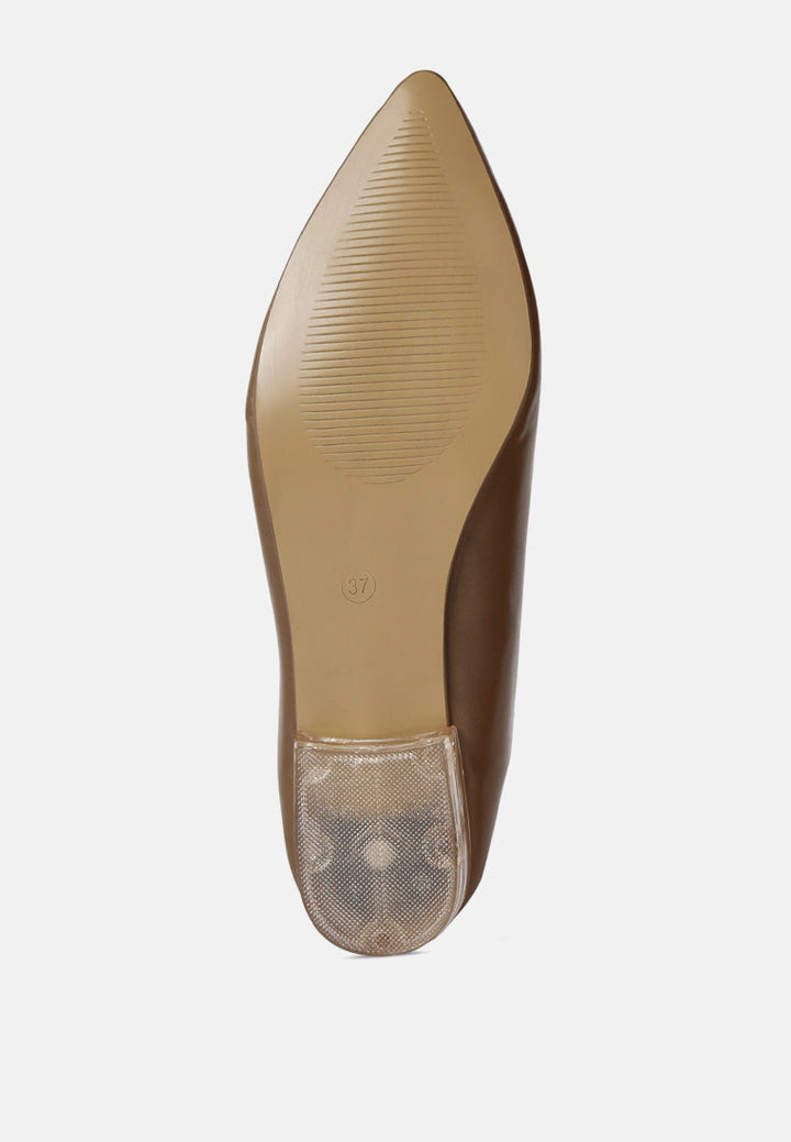 peretti flat formal loafers by ruw#color_taupe